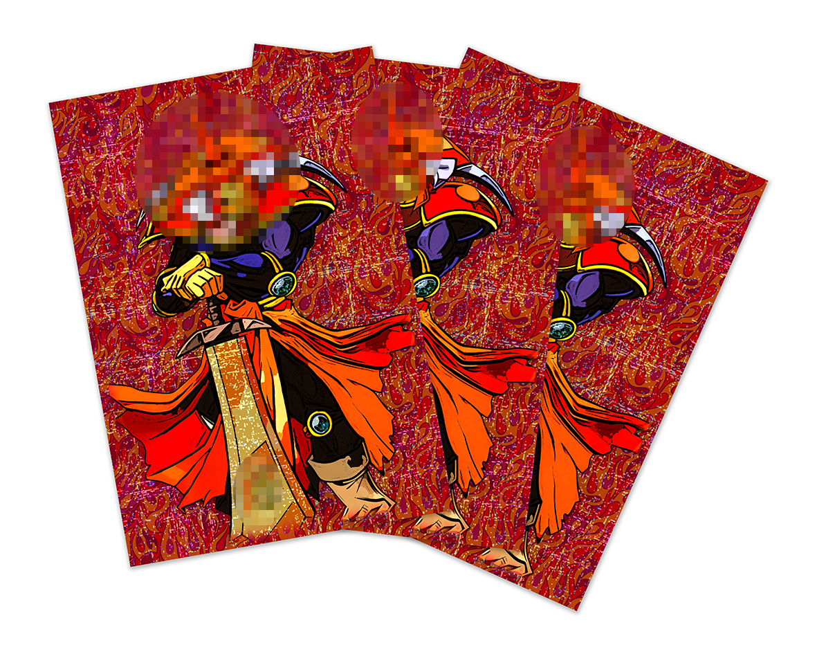 Fire Champion | Secret Foil Holo + Matte Over Sleeves